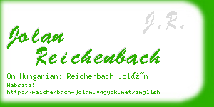 jolan reichenbach business card